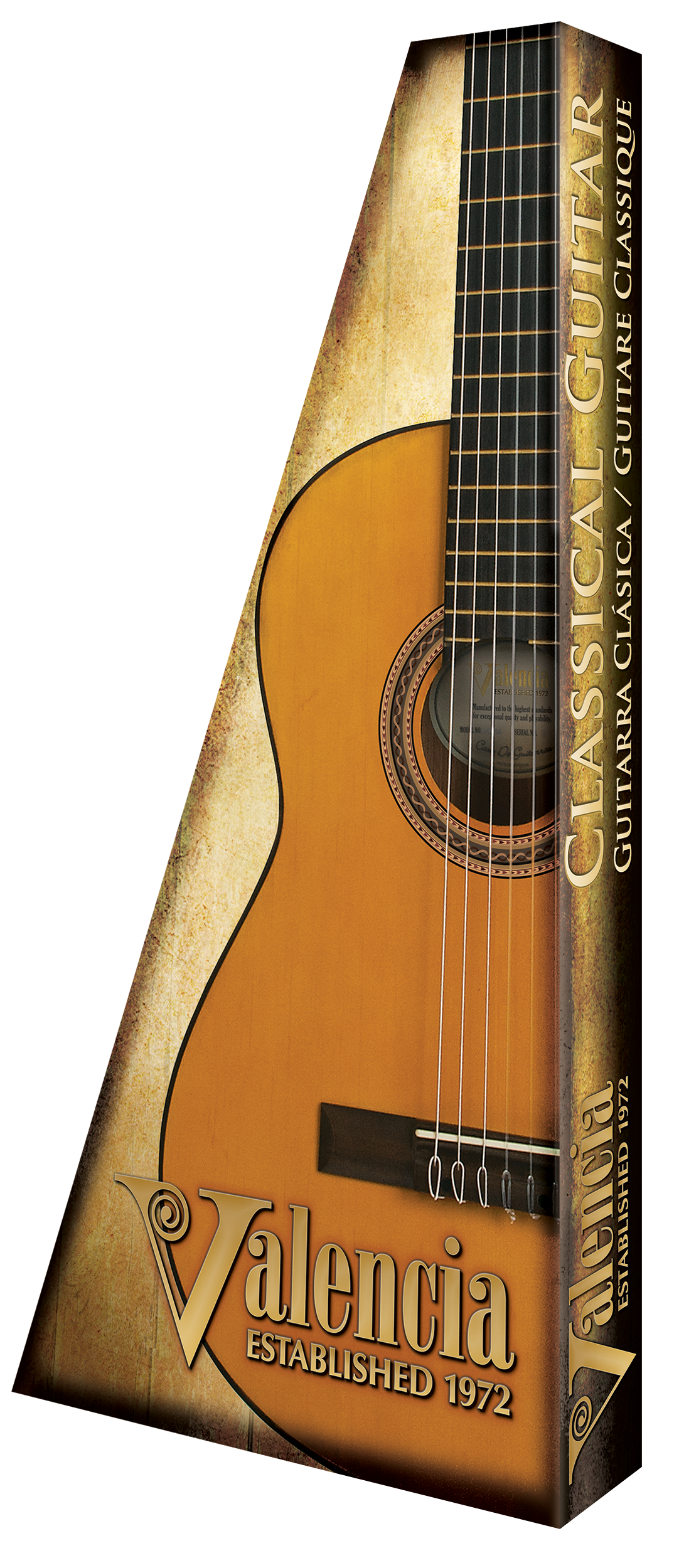 Valencia | VC103K | Classical Guitar Package | 3/4 Size | Natural
