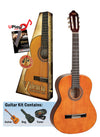 Valencia | VC104K | Classical Guitar Package | Full Size | Natural
