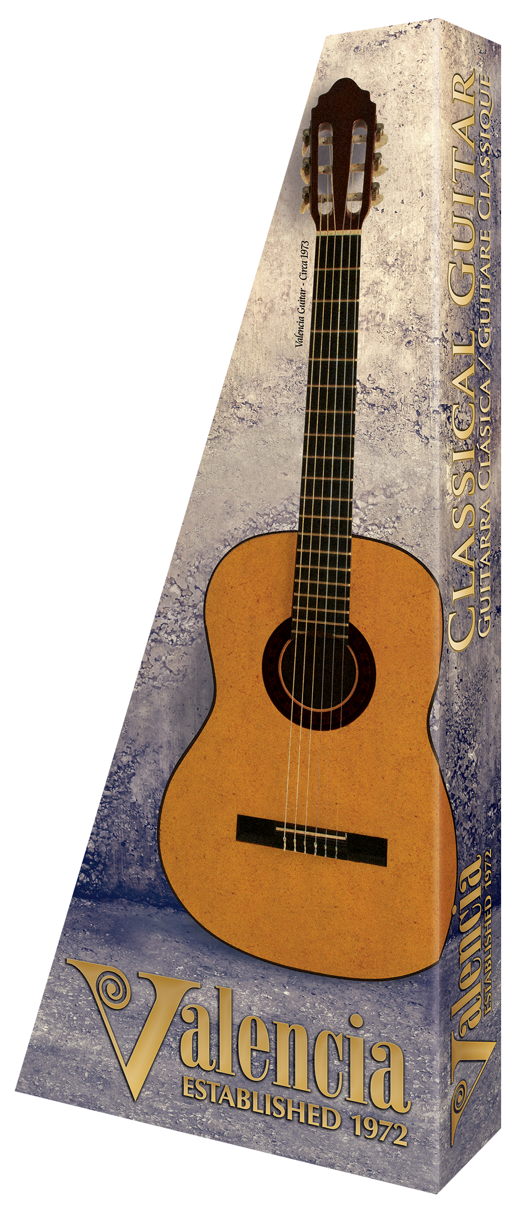 Valencia | VC203TWR | Classical Guitar | 3/4 Size | Transparent Wine Red
