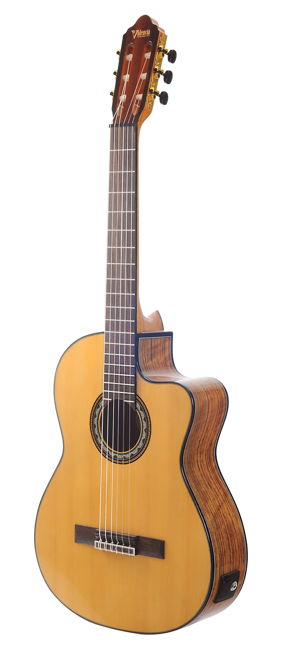 Valencia | VC564CE | Classical Guitar - Cutaway, Electric Acoustic | Full Size | Natural
