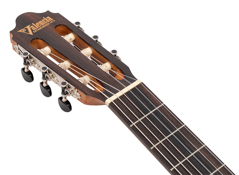 Valencia | VC704CE | Classical Guitar - Cutaway, Electric Acoustic | Full Size | Natural