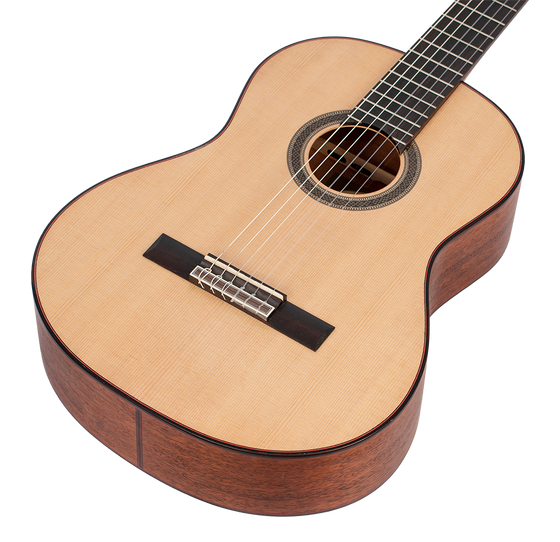 Valencia | VC704 | Classical Guitar | Full Size | Solid Top Natural