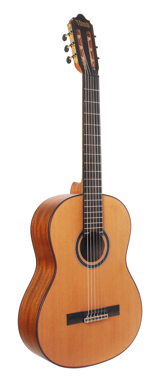 VALENCIA | VC714 | 700 Series 4/4 size classical guitar with Solid Red Cedar Top | Natural