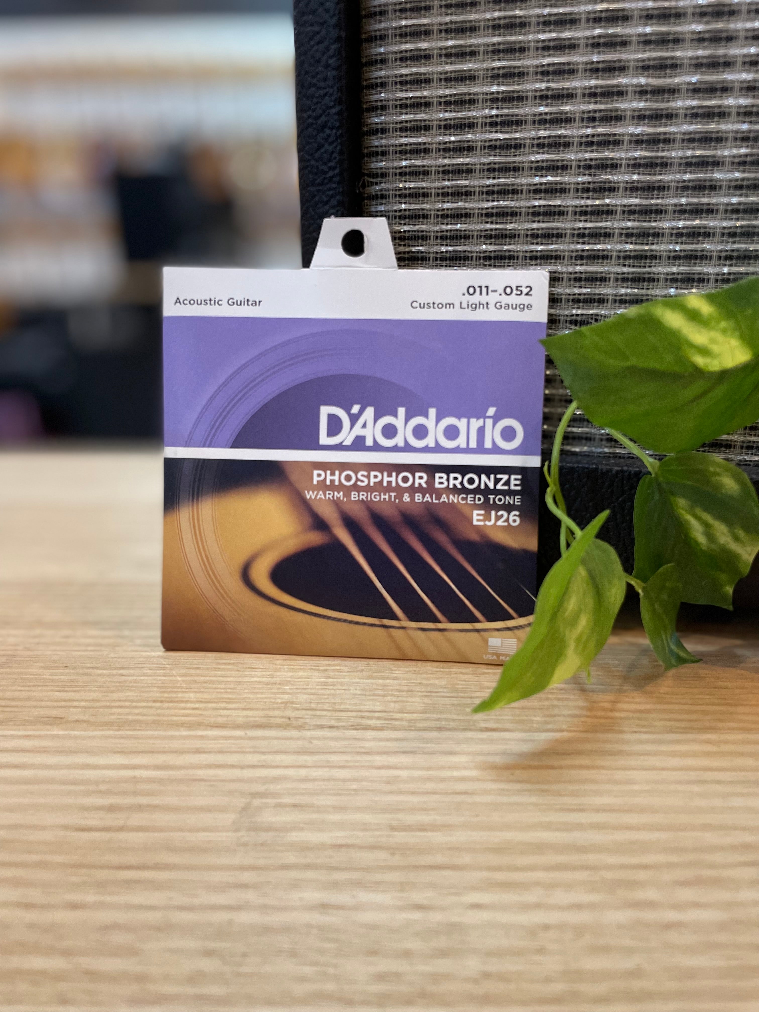 D'Addarrio | EJ26 | 11-52 | Custom Light | Acoustic Guitar Strings