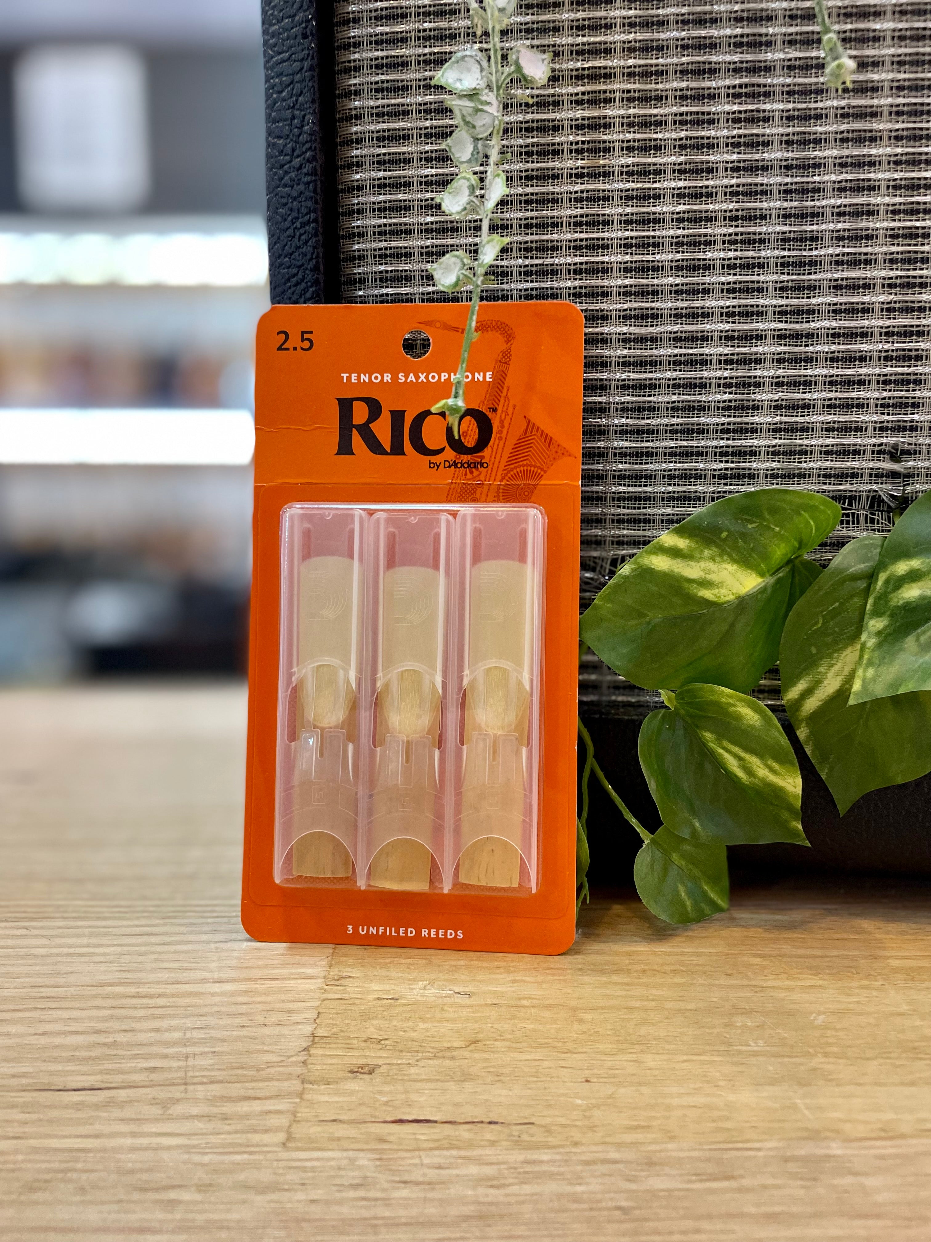Rico | Tenor Sax Reeds | 3-Pack (1.5/2.0/2.5/3.0)