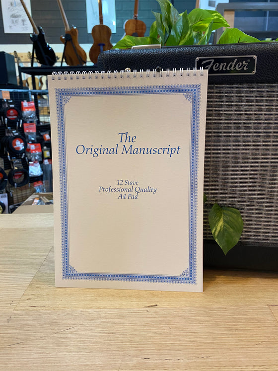 Manuscript | The Original Manuscript | 12 Stave A4 Pad