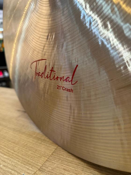 Red Cymbals | Traditional Series | 21” Crash Cymbal