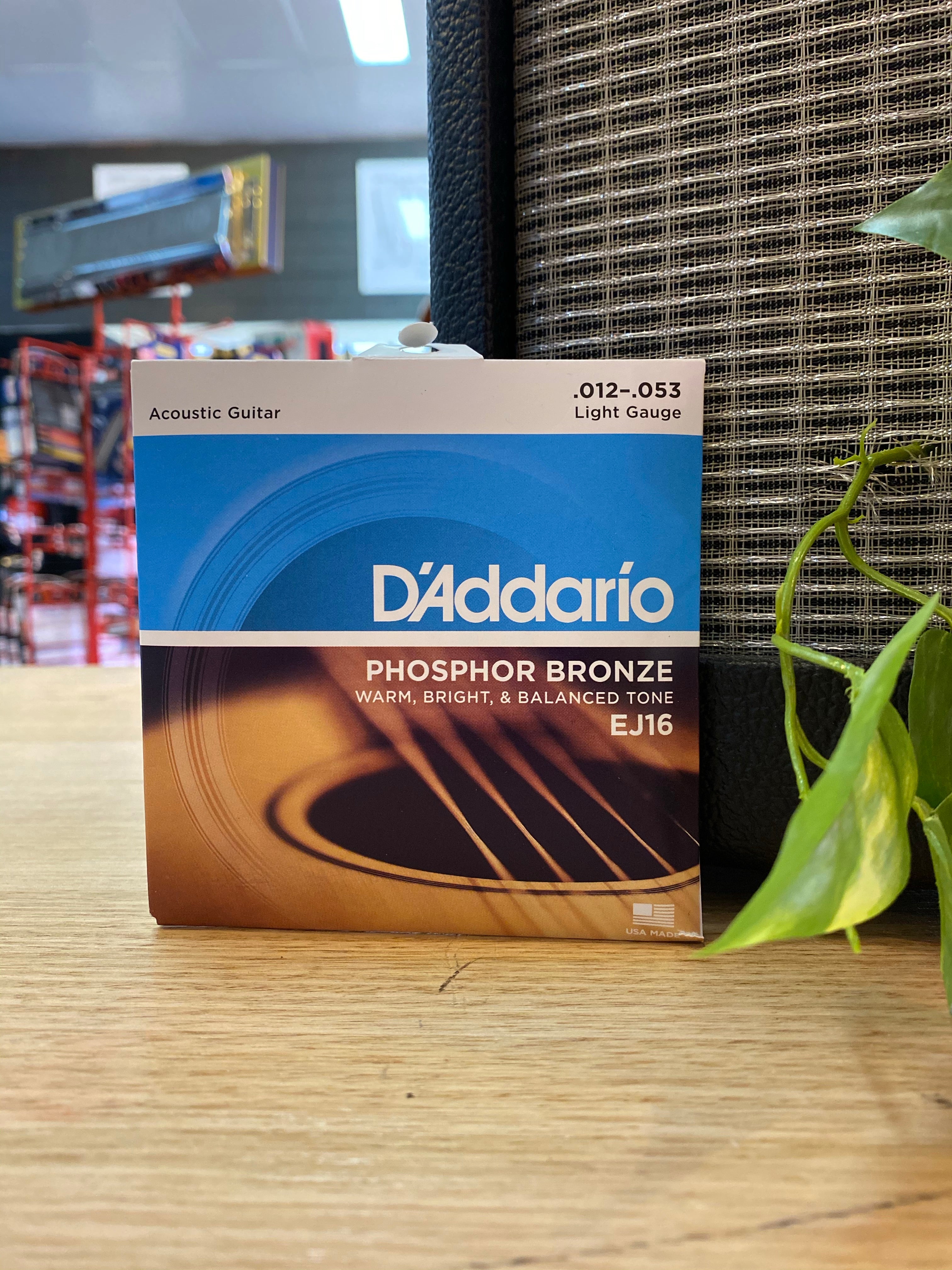 D'Addarrio | EJ16 | 12-53 | Light | Acoustic Guitar Strings