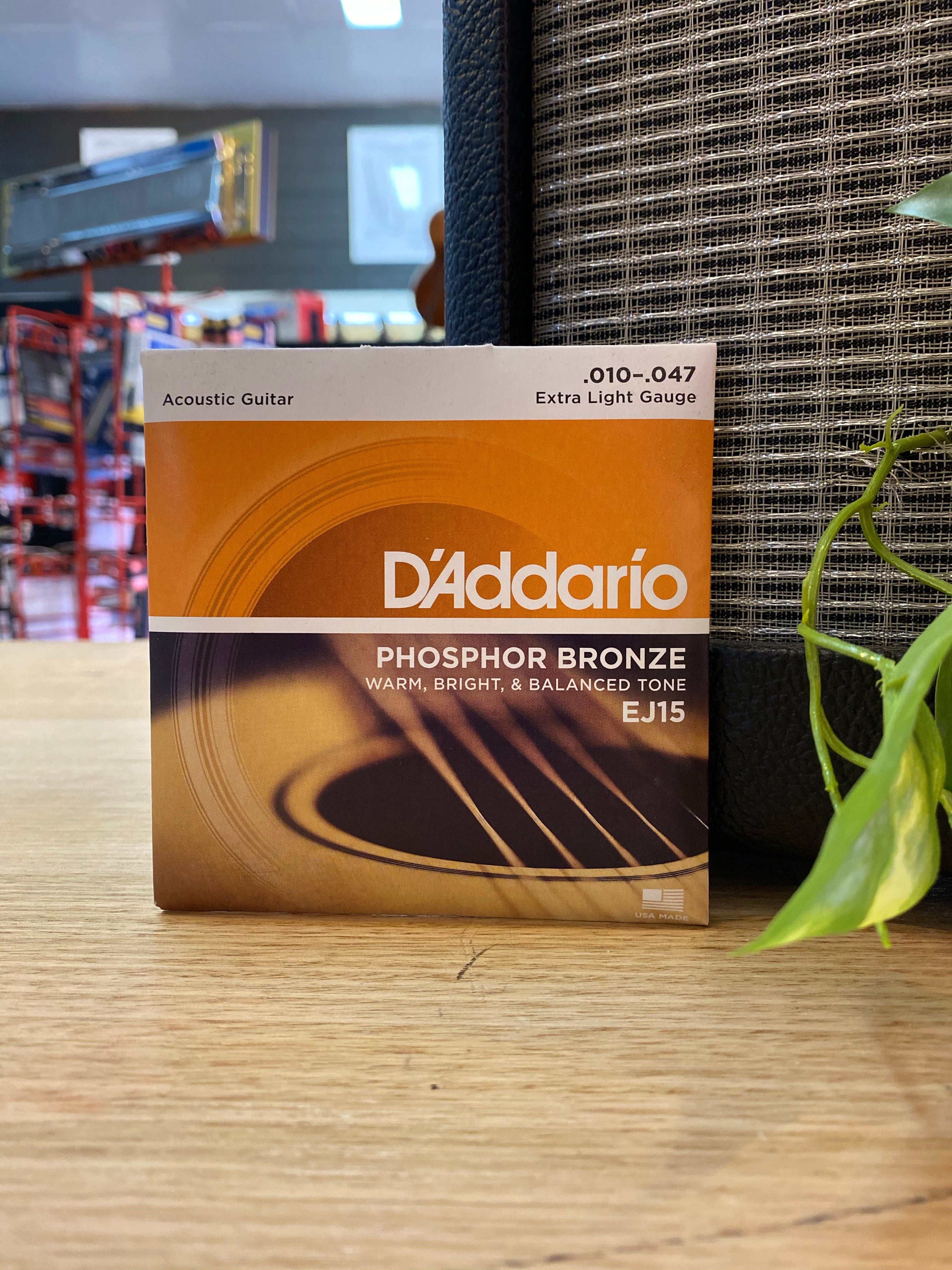 D'Addarrio | EJ15 | 10-47 | Extra Light | Acoustic Guitar Strings