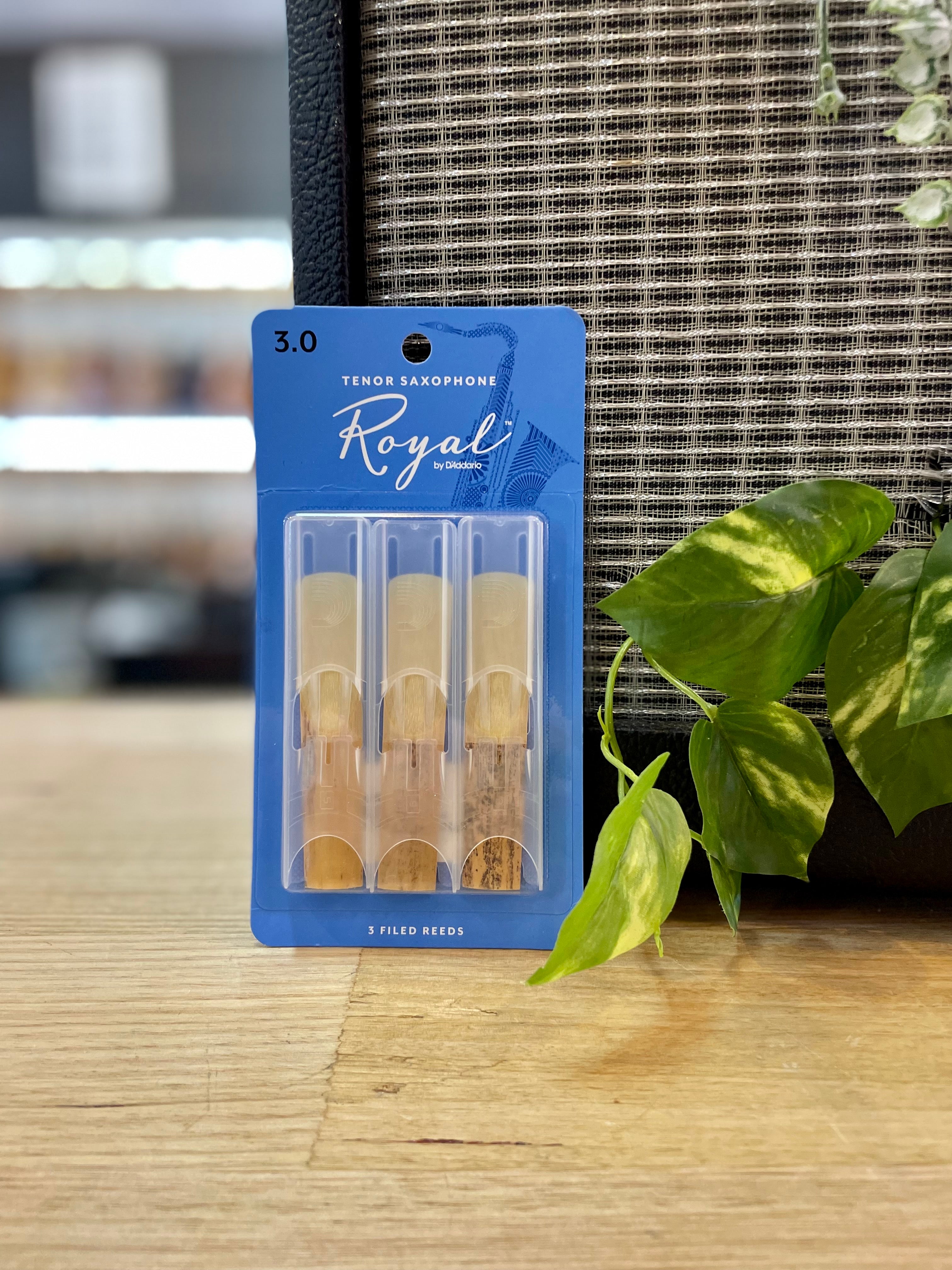 Rico Royal | Bb Clarinet Reeds | 3-Pack (1.5/2.0/2.5/3.0)