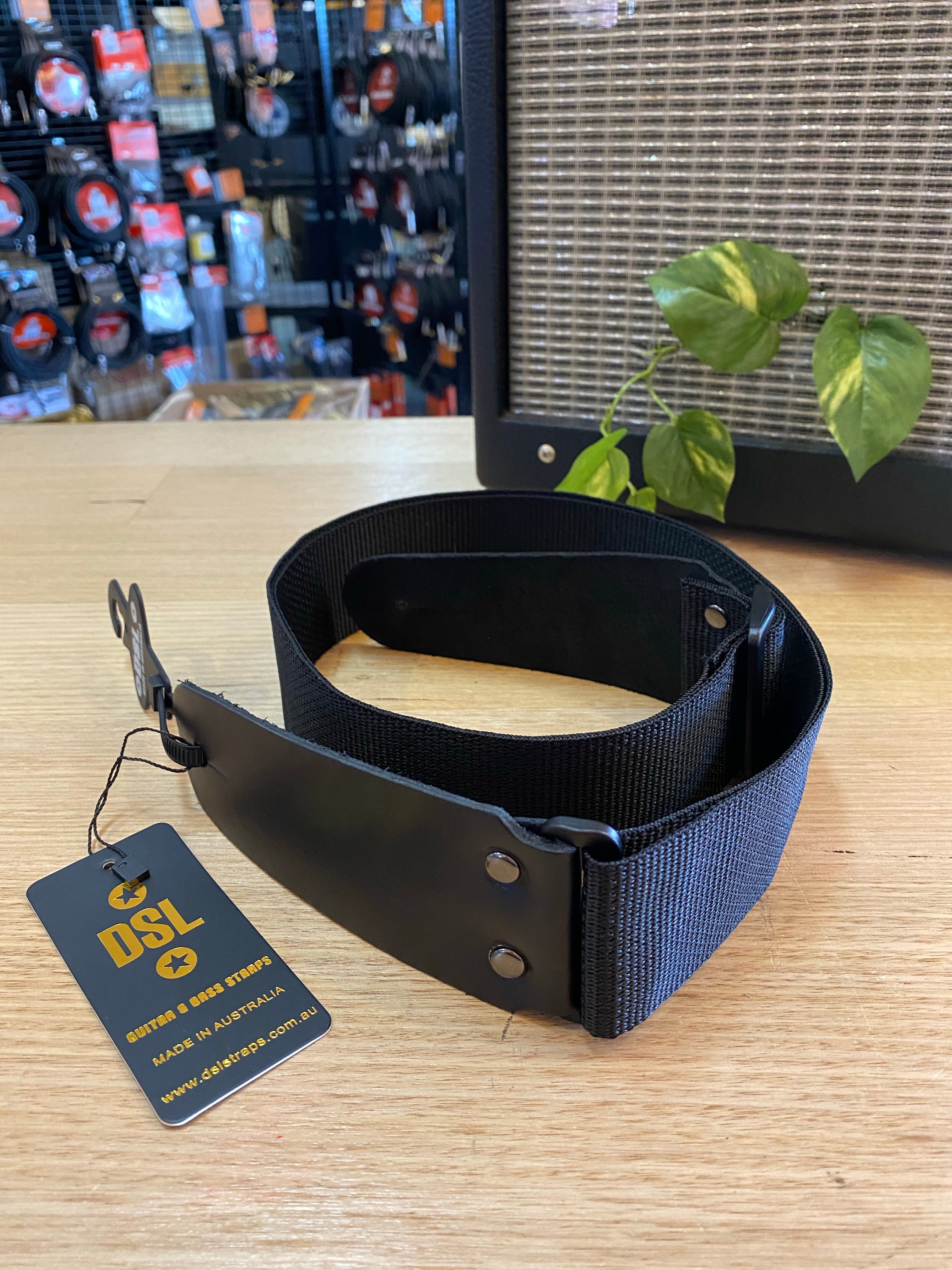 DSL | Poly Series | Guitar Strap | Black | 🇦🇺
