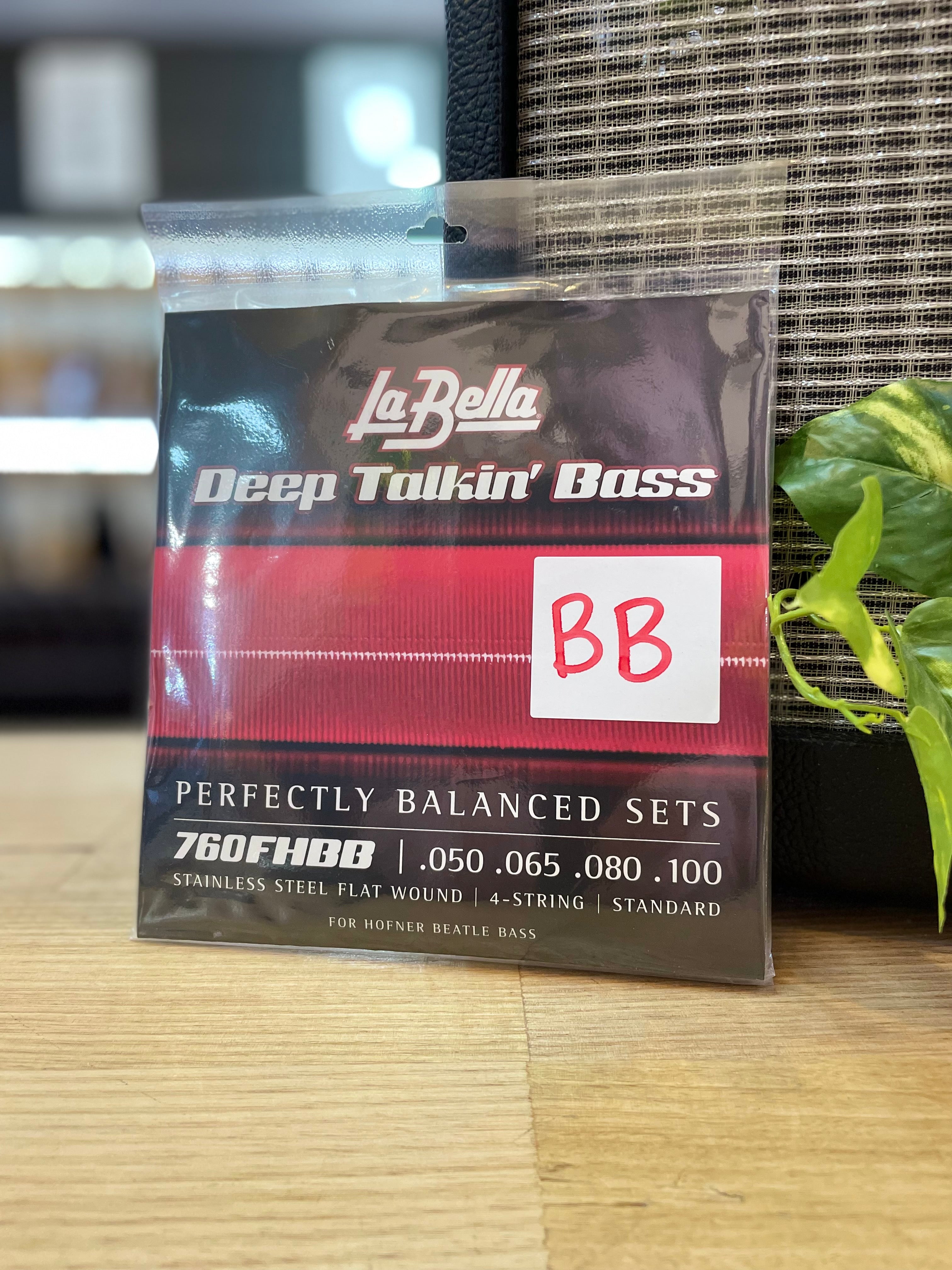 La Bella | 760FHBB | Deep Talkin’ Bass | Beatle Bass | Flat Wound