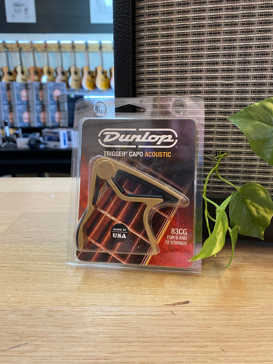 Dunlop | Trigger Capo | Steel String | Gold