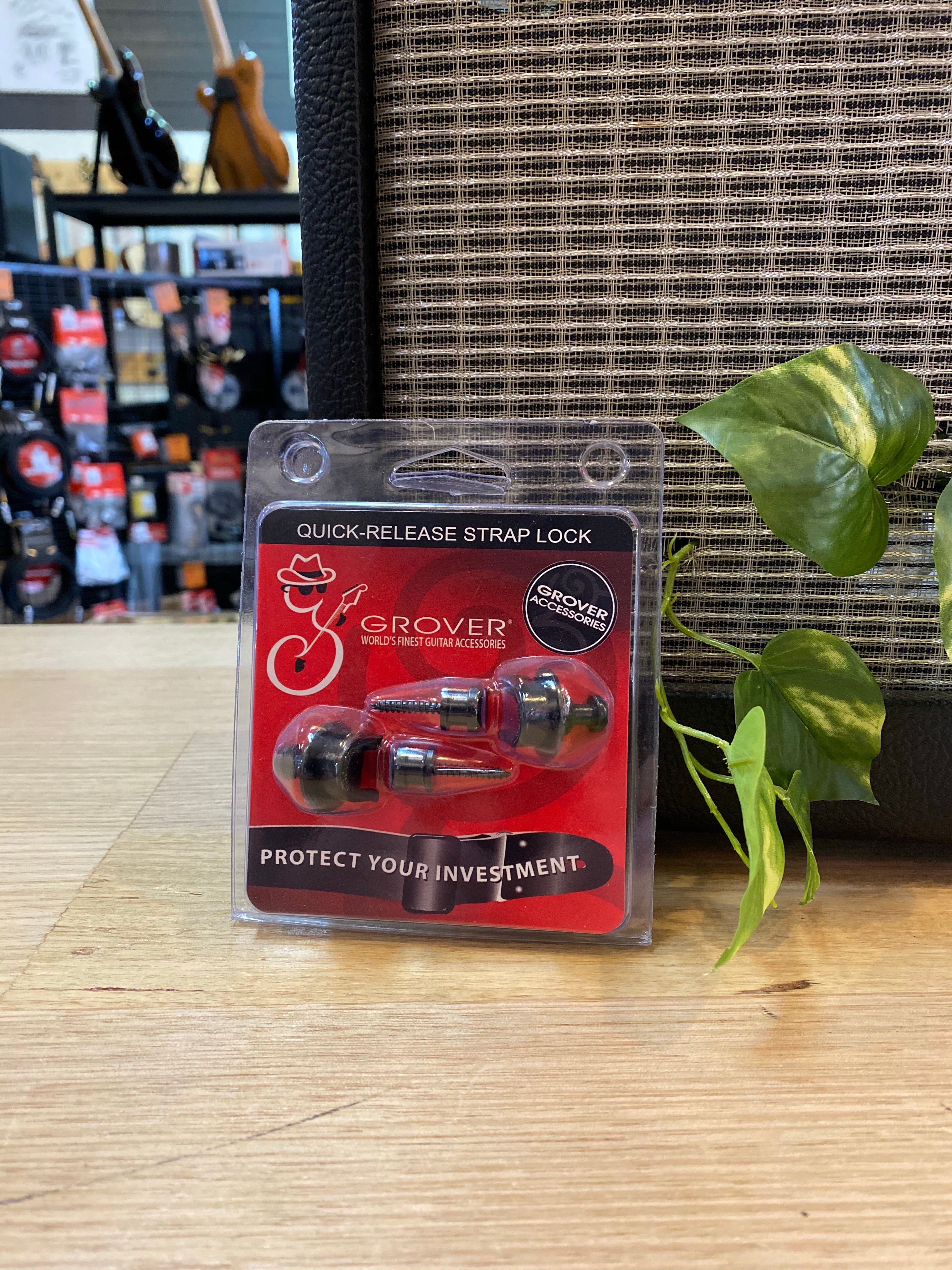 Grover | Quick Release Strap Locks | Black