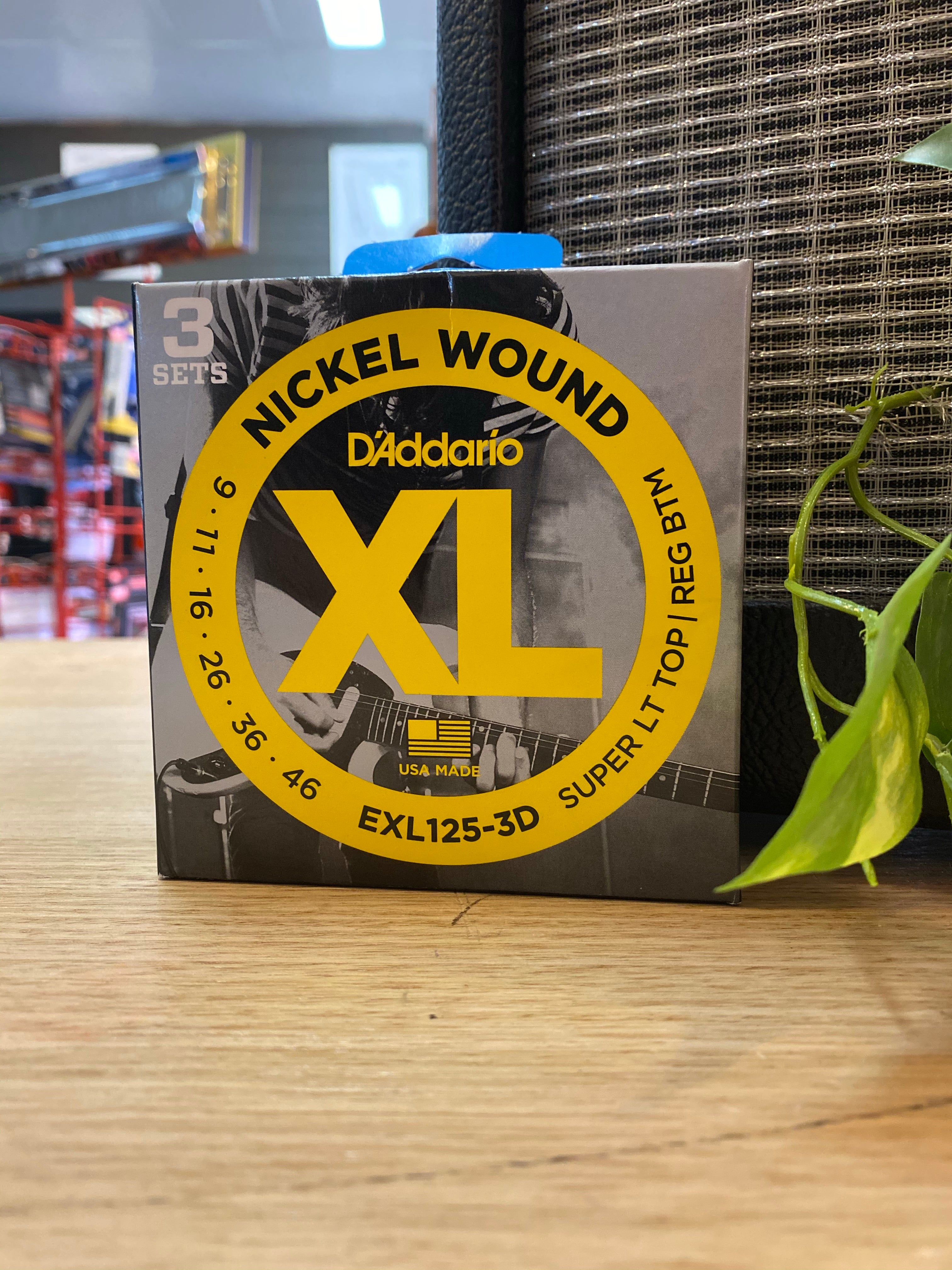 D'Addario | XL1253D | 9-46 | 3-Pack | Super Light Top/Regular Bottom | Electric Guitar Strings