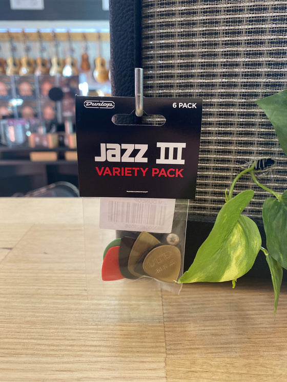 Dunlop | Jazz III | Variety Pick Pack (6)