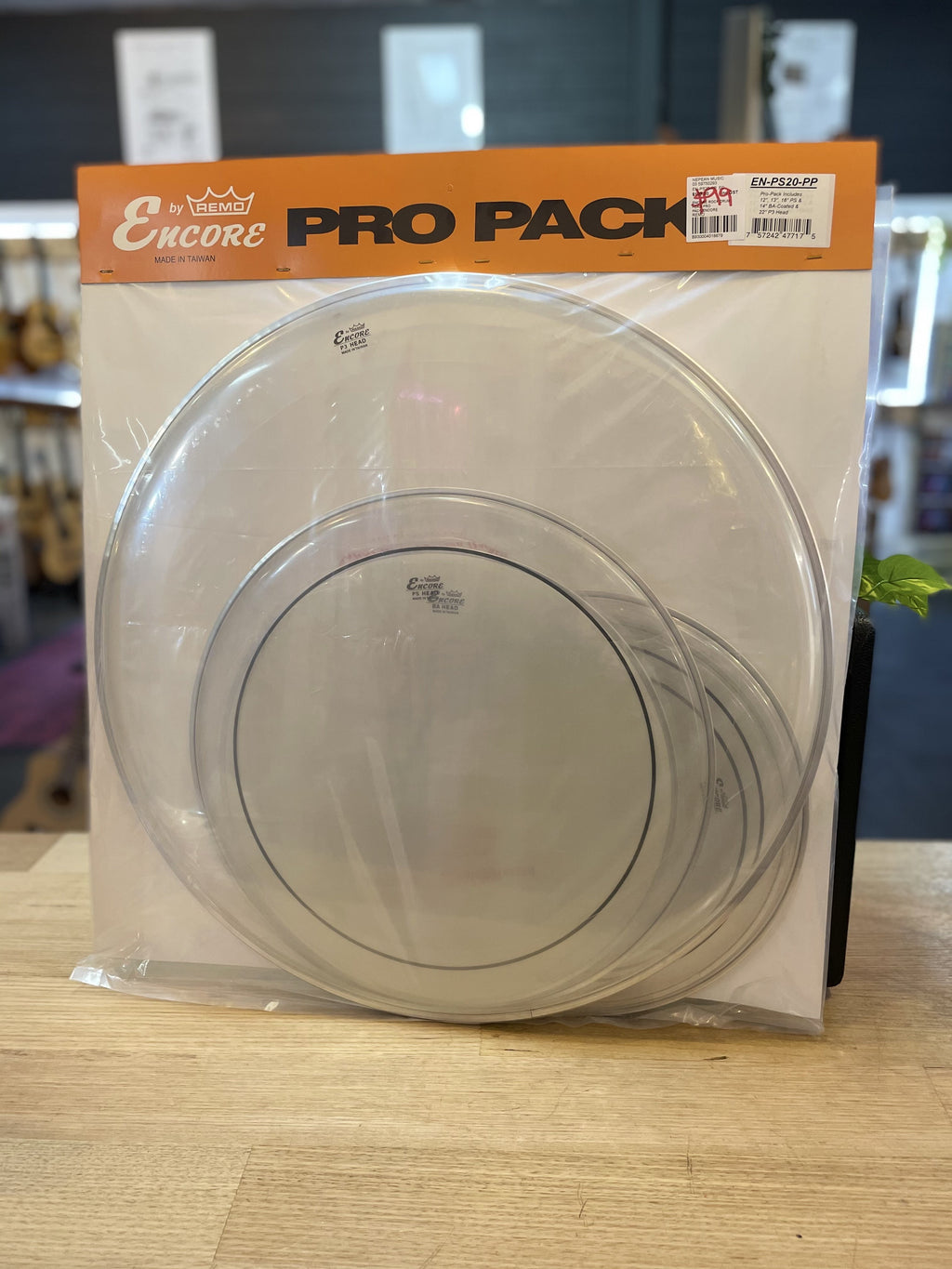 入手困難]REMO pretuned head drum head set