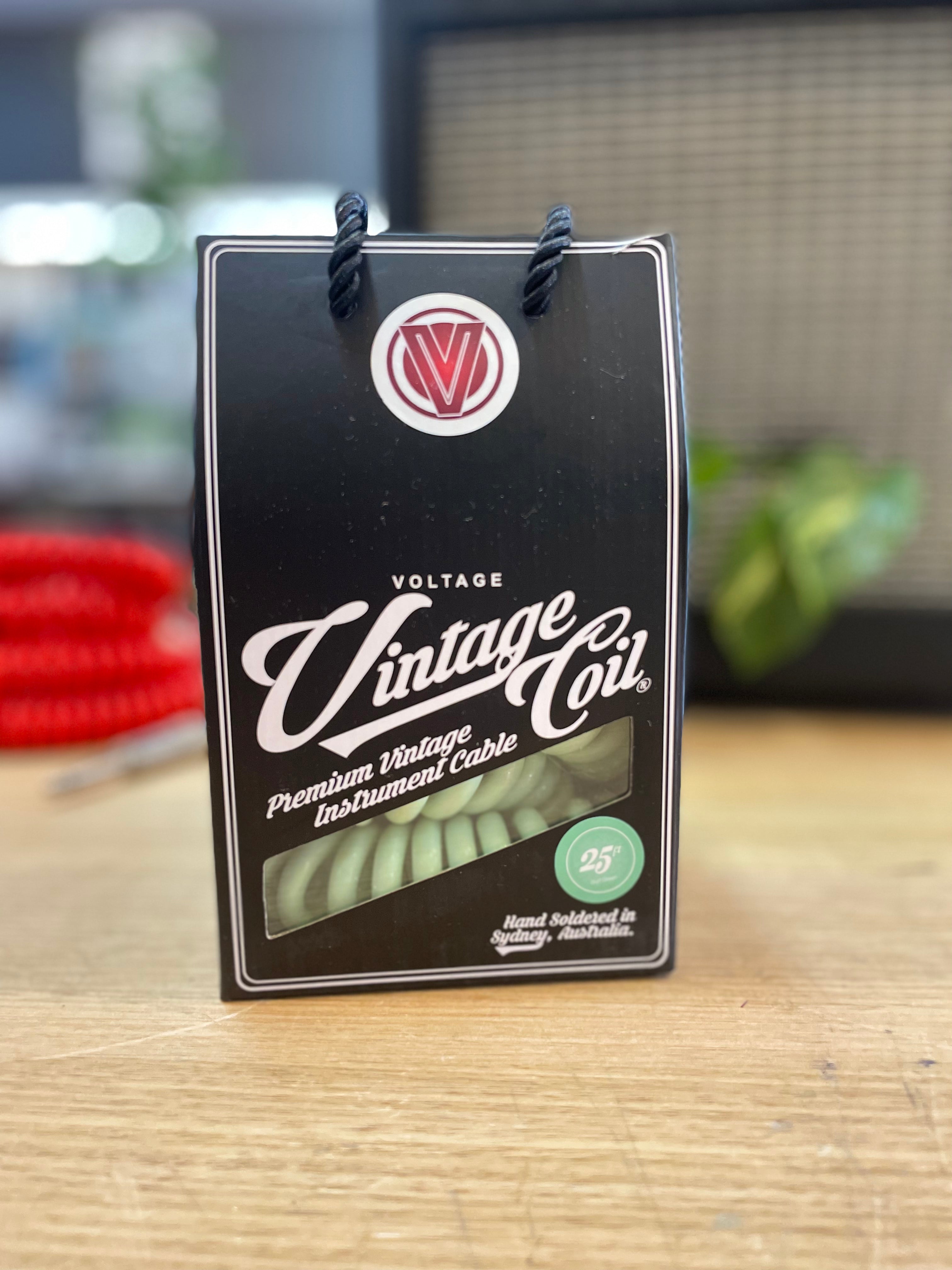 Voltage | Vintage Coil Cable | ST-ANGLE | Surf Green