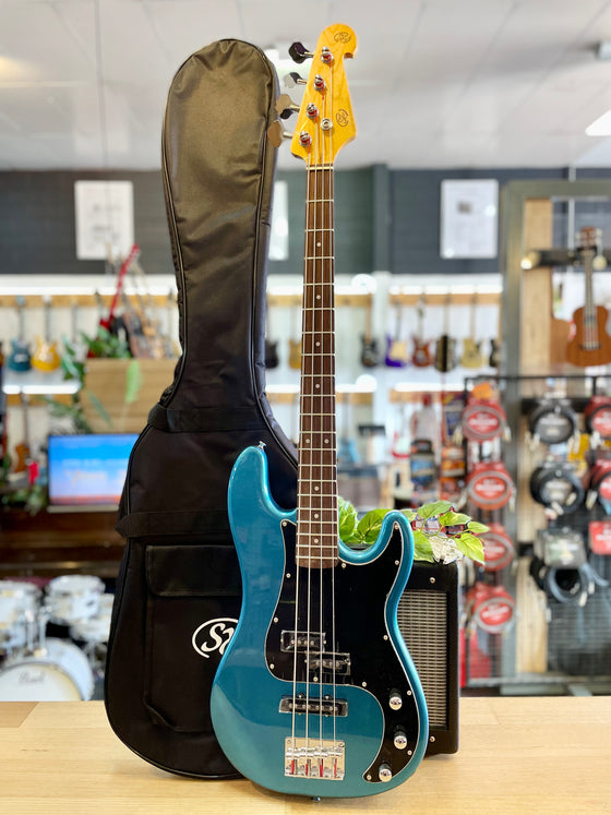 SX VTG Series Electric Bass Lake Placid Blue w Bag