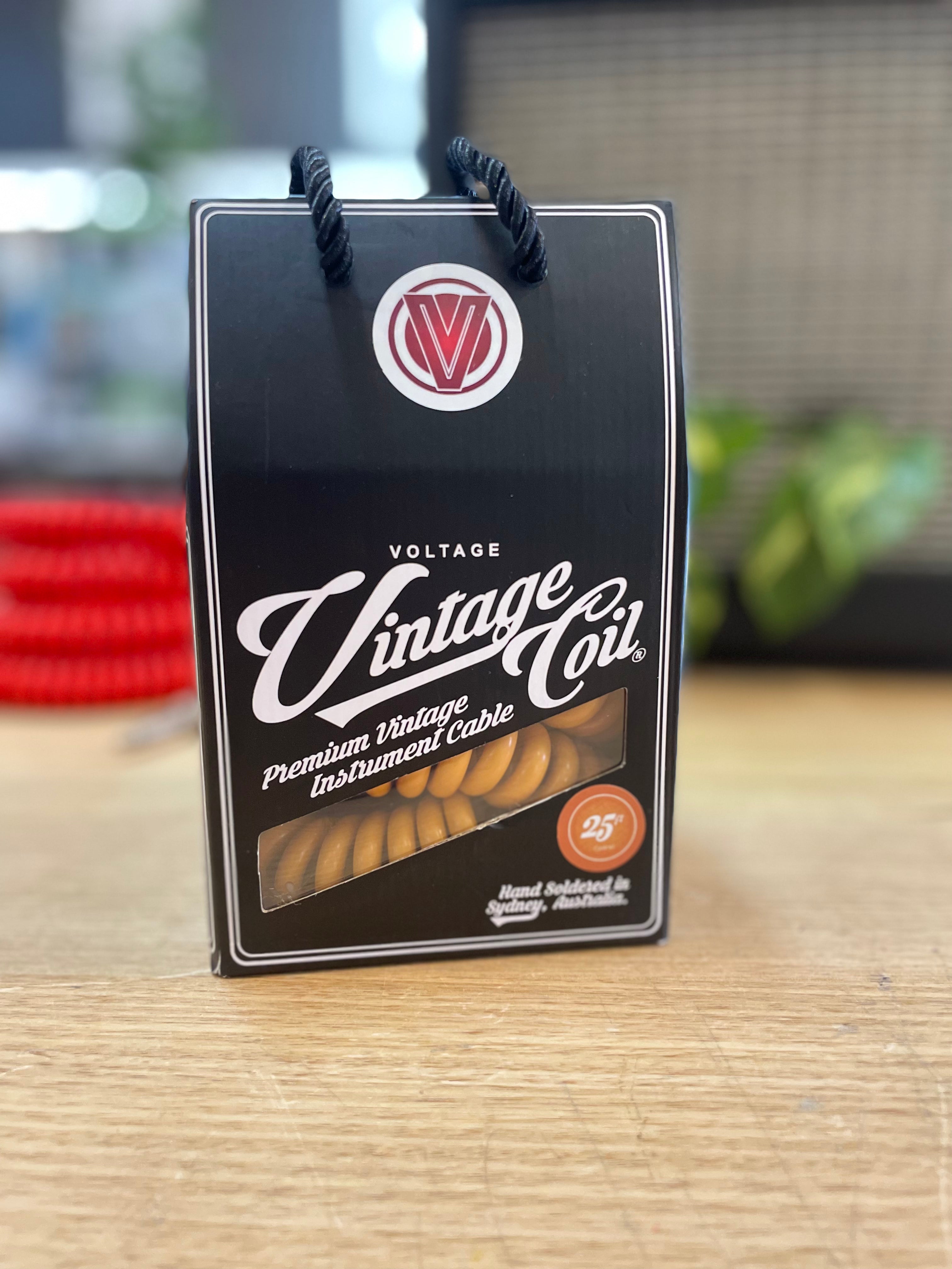 Voltage | Vintage Coil Cable | ST -ST | Caramel