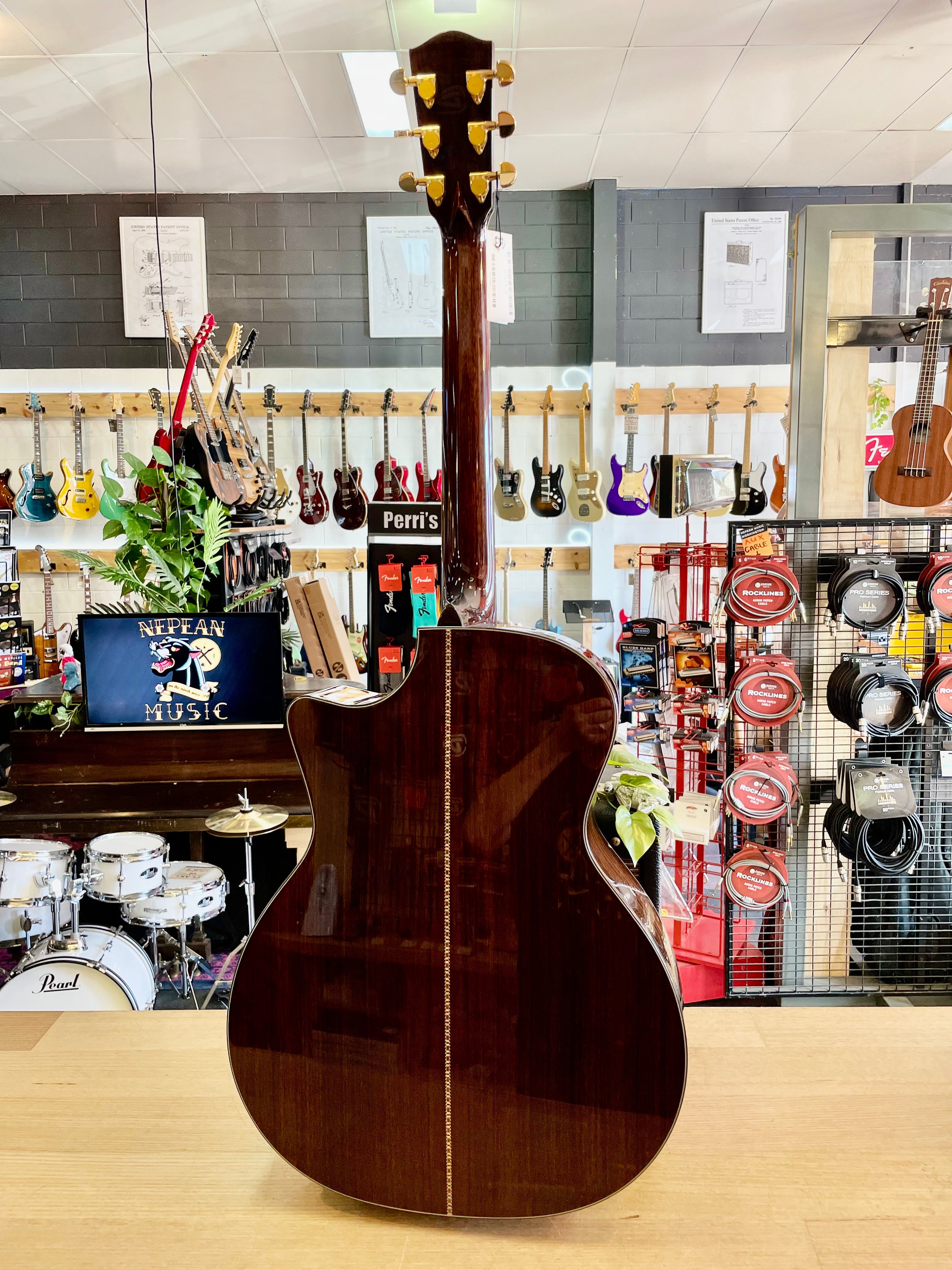 Eastman | AC722CEDF | All Solid DLX Rosewood | Acoustic-Electric