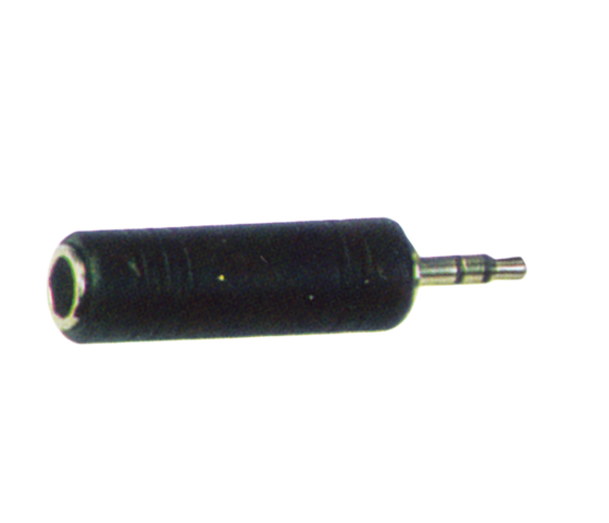 Carson | RP955 | 6.3mm TRS (F) - 3.5mm TRS (M) Adaptor | Black